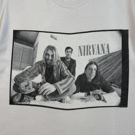NIRVANA "MEMBER PORTRAIT WHITE" HANES LARGE 2191