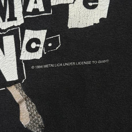 METALLICA "DANAGEING TOUR" GIANT LARGE 1492