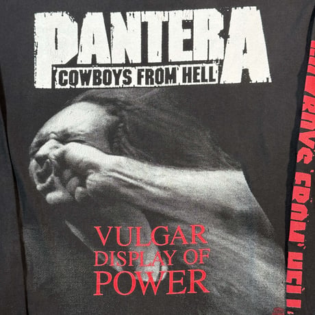 PANTERA "COWBOYS FROM HELL" LS HANES LARGE 2089