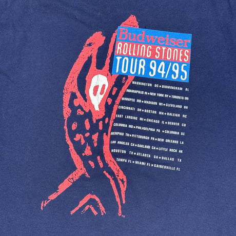 THE ROLLING STONES 【VOODOO LOUNGE 】 BROCKUM X-LARGE ローリングストーンズ 1391