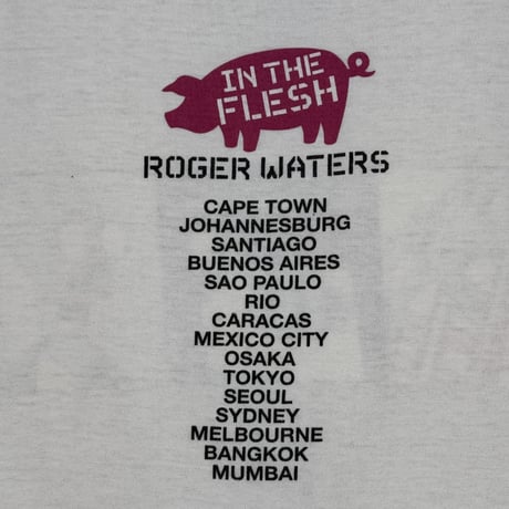 PINK FLOYD ROGER WATERS "IN THE FRESH TOUR" FITS LIKE X-LARGE 1357
