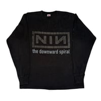 NINE INCH NAILS 1994 the downward spiral self destruct LS  FRUIT OF THE LOOM X-LARGE  1199