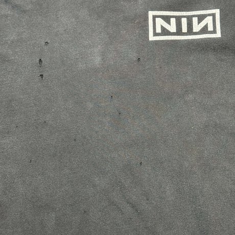 NINE INCH NAILS "BOX LOGO" LS HANES X-LARGE 1814