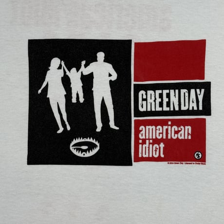 GREENDAY "AMERICAN IDIOT 2004" FRUIT OF THE LOOM X-LARGE 1707