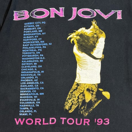 BONJOVI "WORLD TOUR 1993" BROCKUM X-LARGE NO.1991