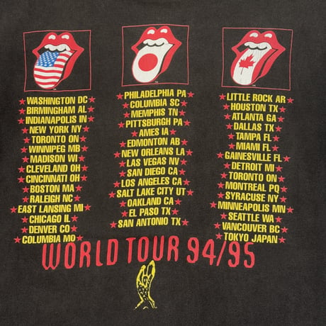 THE ROLLING STONES "VOODOO LOUNGE TOUR" 1994 BROCKUM X-LARGE 1144