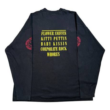 NIRVANA "SMILE RED" LS SCREENSTARS X-LARGE 2247