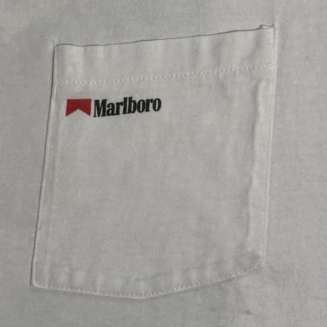 Marlboro 【MAN RED LINE SILHOUETTE】FRUIT OF THE LOOM X-LARGE マルボロ 1206