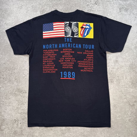 THE ROLLING STONES 【THE NORTH AMERICAN TOUR 】1989 HUGGER LARGE ローリングストーンズ 1388