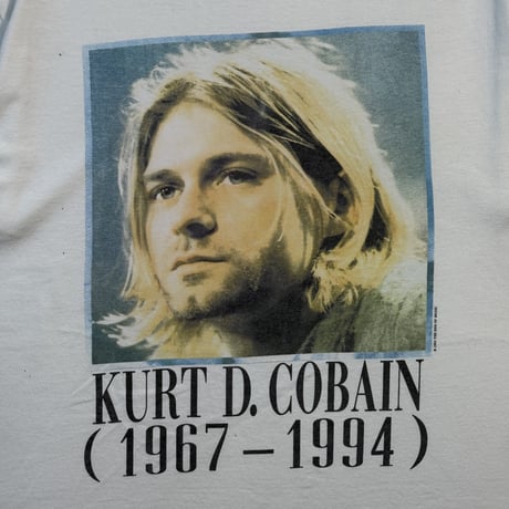 NIRVANA "KURT COBAIN MEMORIAL" GIANT BY TULTEX X-LARGE 2068