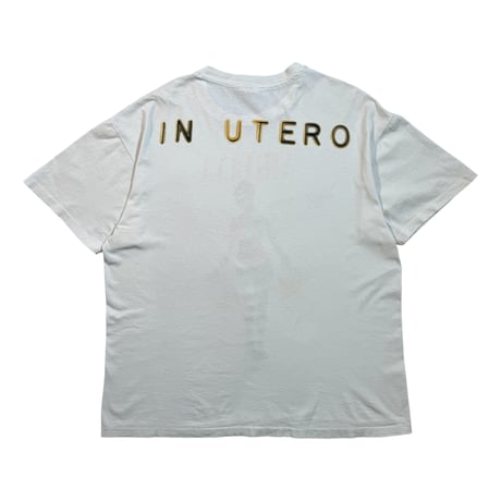 NIRVANA "IN UTERO BACK STAGE PASS" HANES X-LARGE 2152