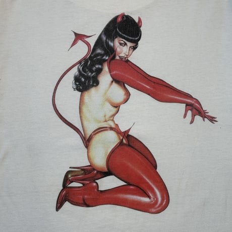 OLIVIA BETTIE PAGE "RED DEVIL" HANES X-LARGE 1748