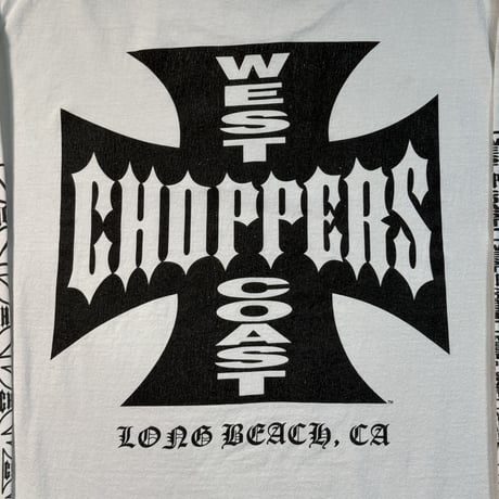 WEST COAST CHOPPERS "BRAND LOGO" LS WCC TAG FITS LIKE X-LARGE 2122