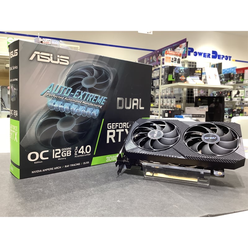 中古】ASUS GeForce RTX3060 12GB DUAL-RTX3060-O12G
