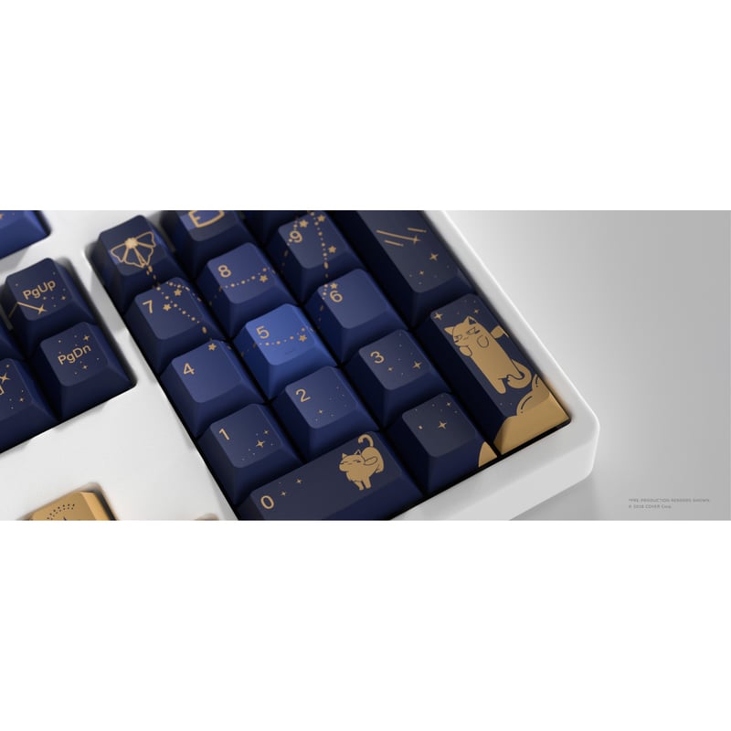 星街すいせい　キーキャップ＆マウスパッド　セット HYTE　ホロライブ HYTE Hoshimachi Suisei Keycap + Mouse Pad | 株式会社リンクス