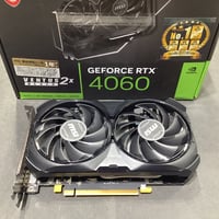 【中古】MSI GeForce RTX4060 VENTUS 2X BLACK 8G OC