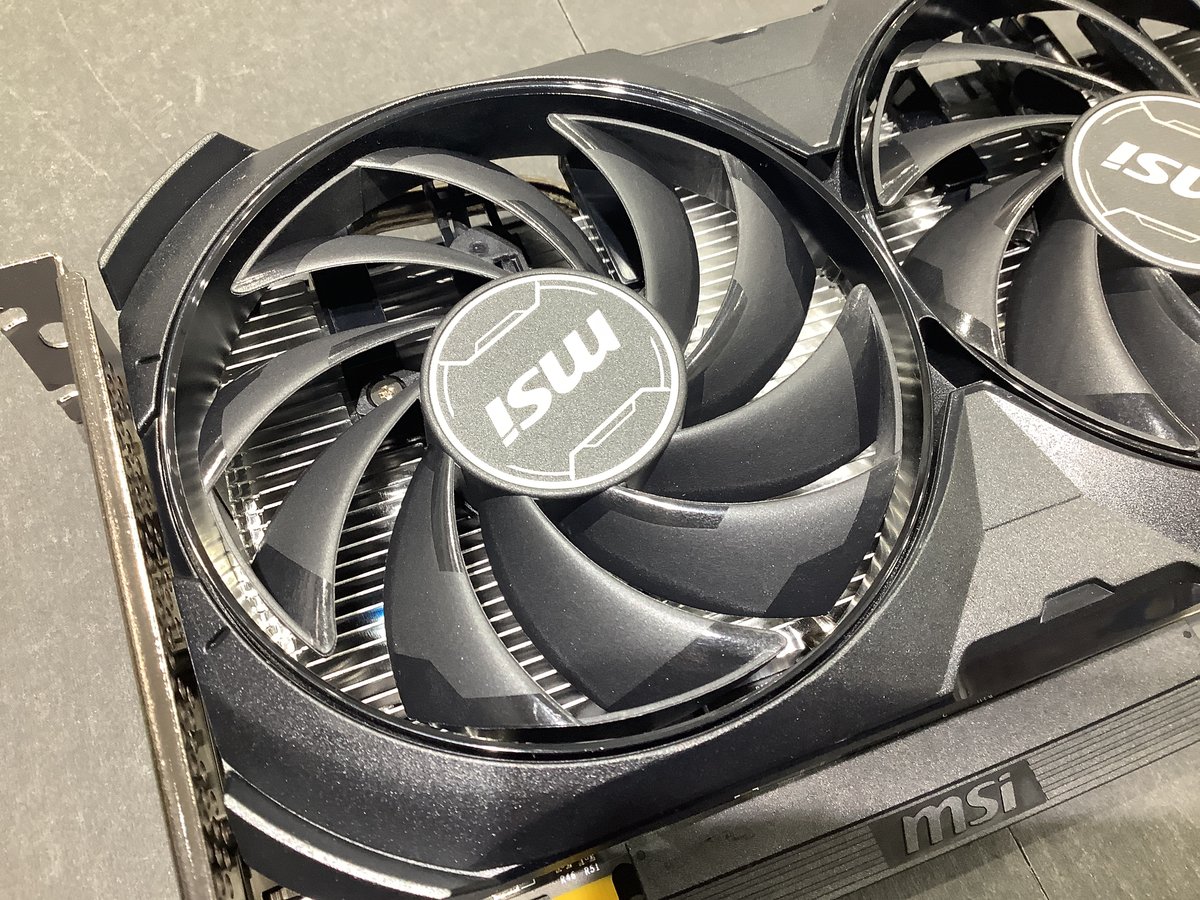 中古】MSI GeForce RTX4060 VENTUS 2X BLACK 8G OC |