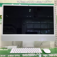 【中古】Apple iMac Retina 4.5K M4チップ 8コアGPU 256GB SSD 16GBメモリ MWUC3J/A シルバー