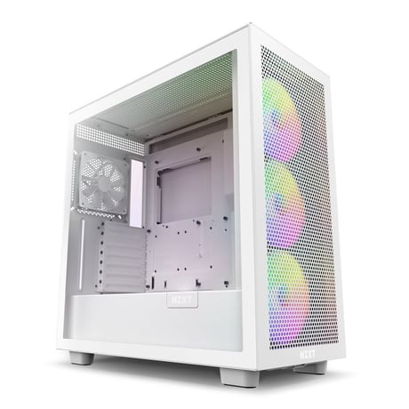 NZXT H7 Flow RGB White  CM-H71FW-R1