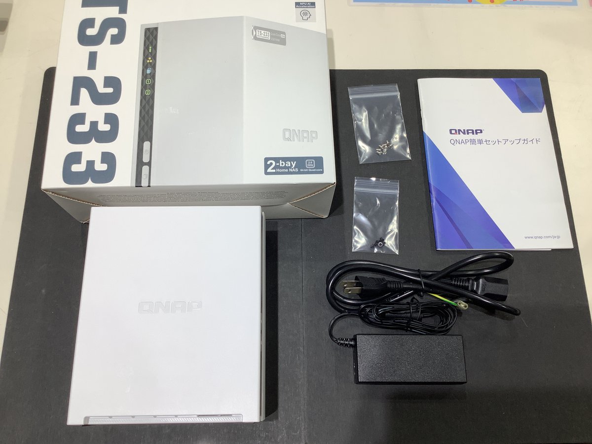中古】NAS QNAP TS-233 | デジタルショップ パワーデポ