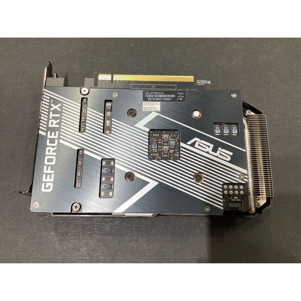 中古】ASUS GeForce RTX3060 12GB DUAL-RTX3060-O12G