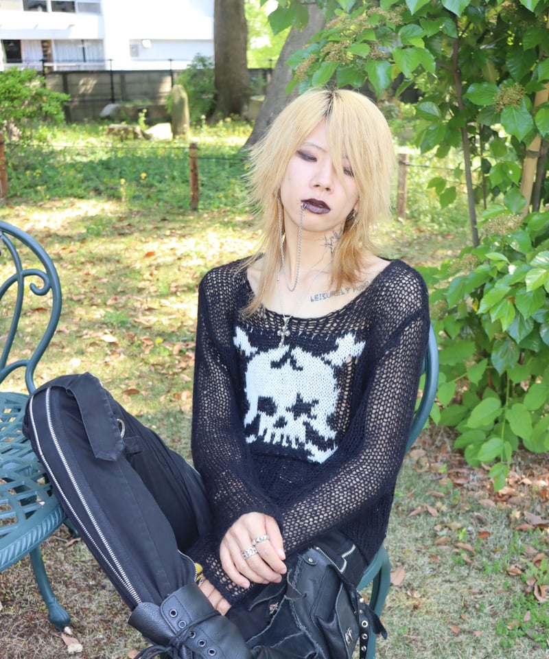 Skull mohair knit | SEVNS