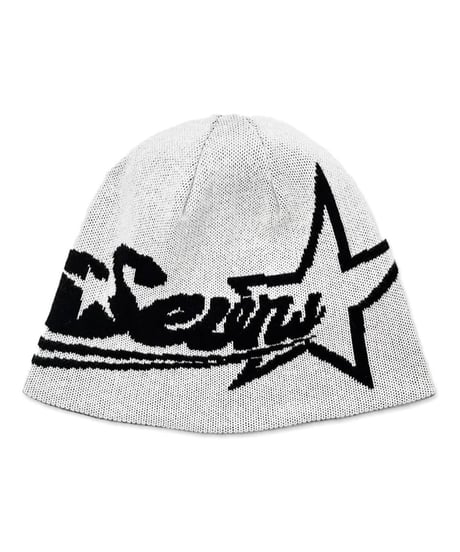 Reversible beanie【blue/black】