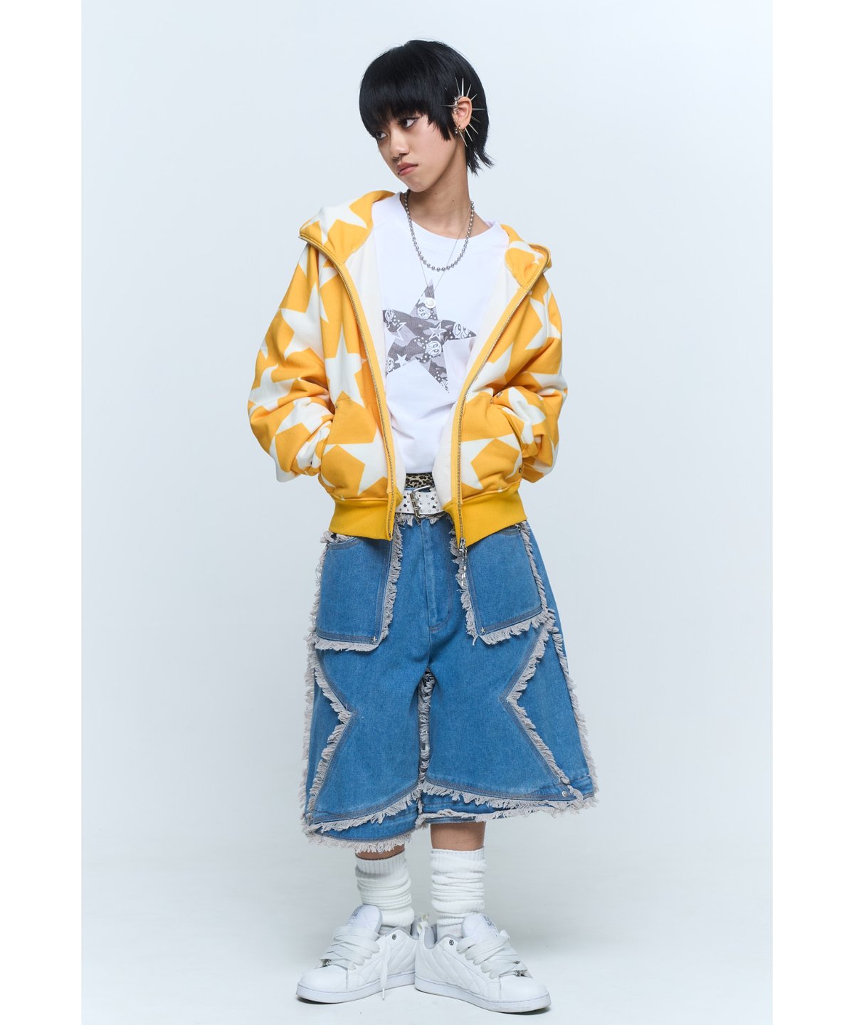 パンツ who28 SEVNS Star denim pants who28 SEVNS Star denim pants