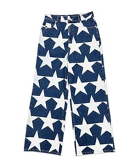 Star denim pants
