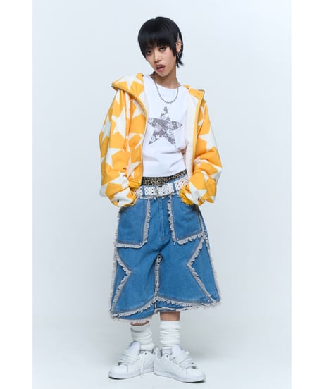 Galaxy camo long T-shirt