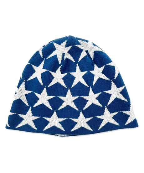 Reversible beanie【blue/black】