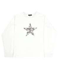 Galaxy camo long T-shirt