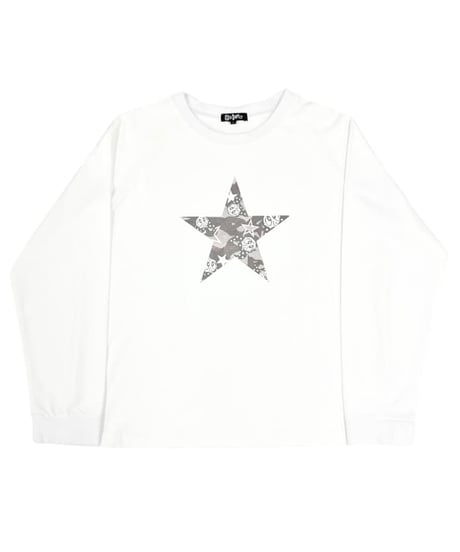 Galaxy camo long T-shirt