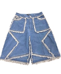 Star jorts【black/blue】