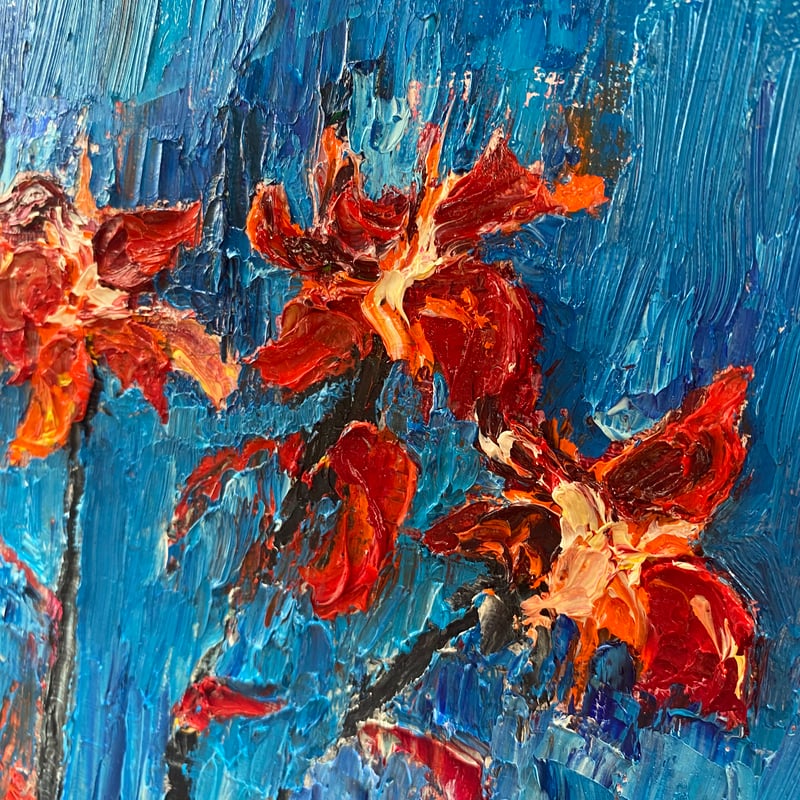 フラワー 油画 油絵 アート | art_okaki フラワー 油画 油絵 アート | art_okaki