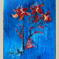 バラ薔薇 』 絵画 キャンバス インテリア アート 油絵 ローズ | art_okaki