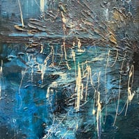 油絵　アート 一点物】『 はちみつ色の世界 』油絵 油彩 油画 絵画 インテリア