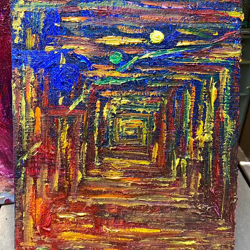 繋 』油絵 絵画 | art_okaki