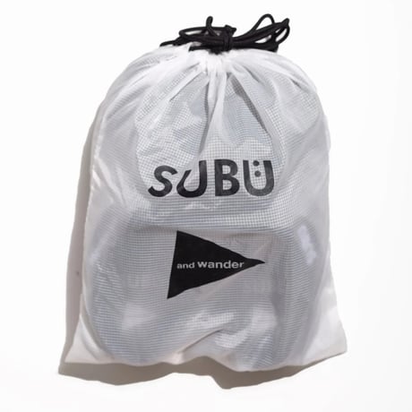 SUBU x and wander triangle JQ permanent sandal black