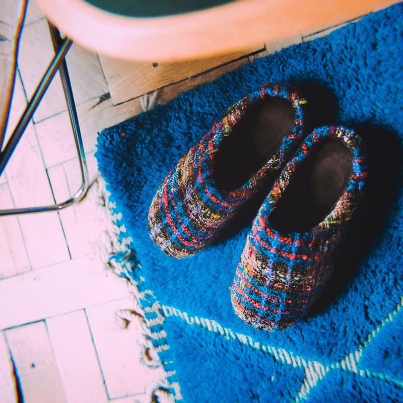 SUBU TWEED PRISM ① JP24-25.5 SUBU TWEED PRISM ① JP24-25.5 Subu Unisex Tweed Prism Slippers