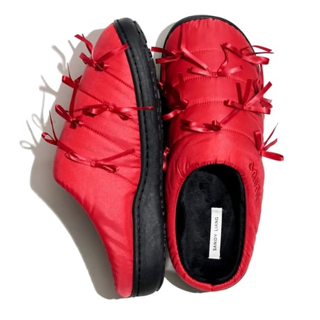 SUBU x SANDY LIANG SLIPPERS IN RED