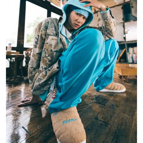 SUBU x サウナボーイ パイルサンダル BEIGE
