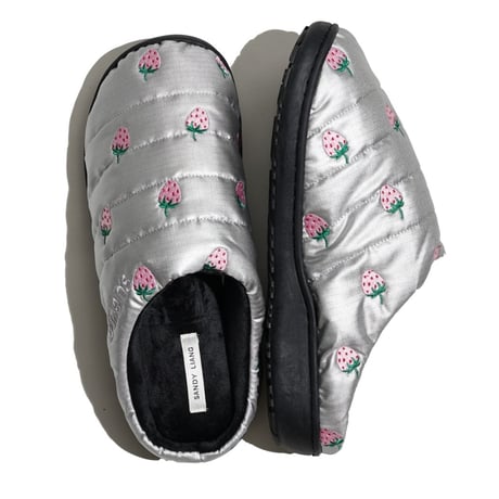 SUBU x SANDY LIANG SLIPPERS IN CHROME