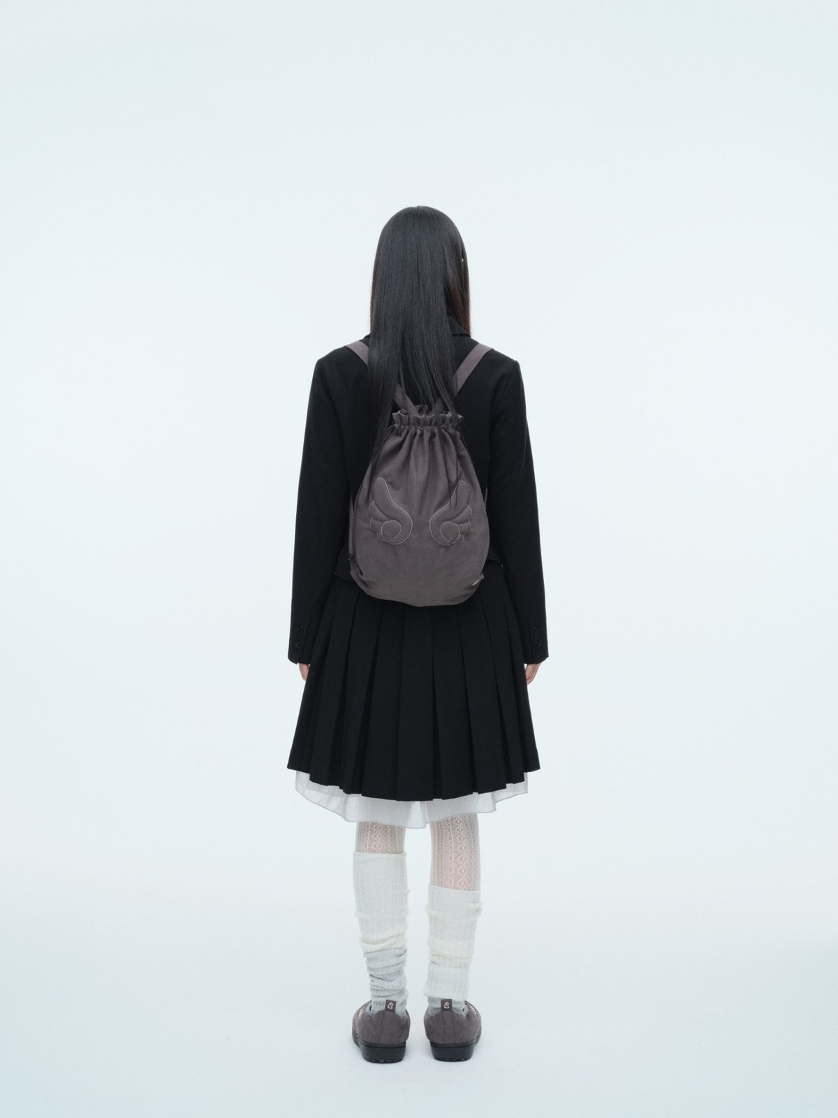 SUBU x COYSEIO ANGEL WING PADDING SHOES CHARCOA