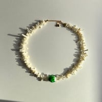 green point necklace