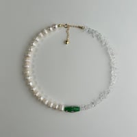 green point necklace