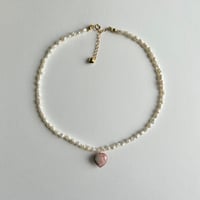 mini heart necklace