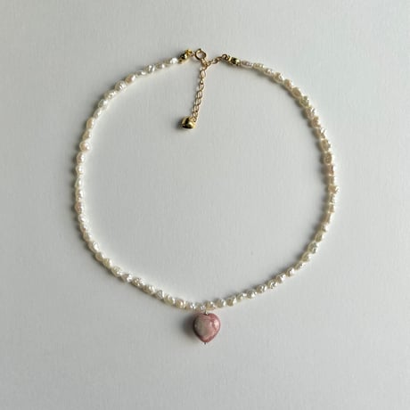mini heart necklace