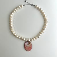 pink point necklace