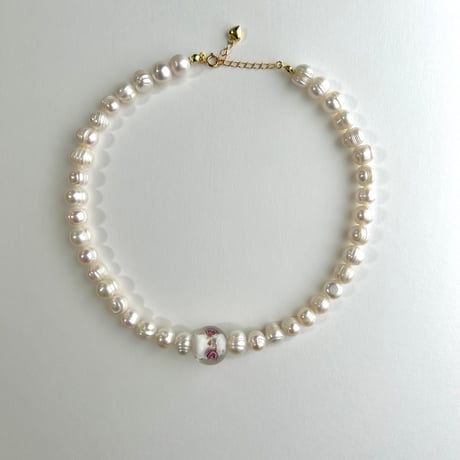 flower point necklace